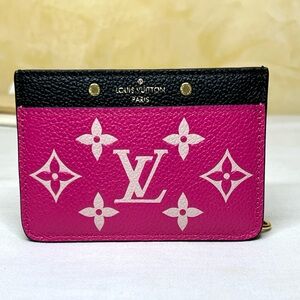 Louis Vuitton Empreinte Spring In The City Card Holder  Black/ White/Pink